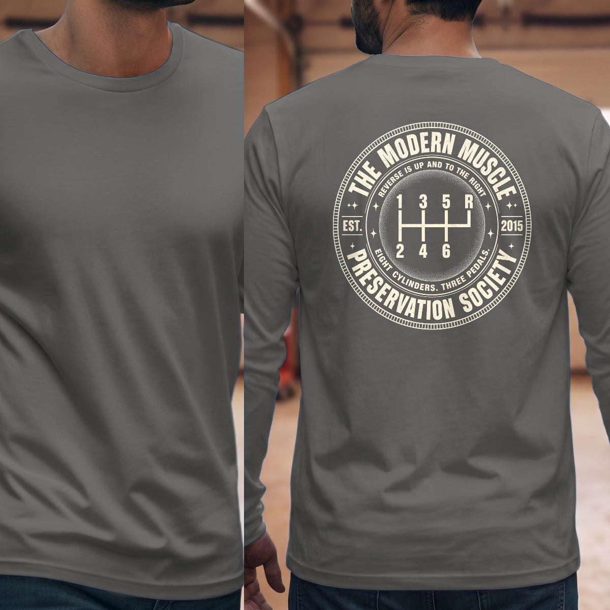 Graphite Heather | Full Back