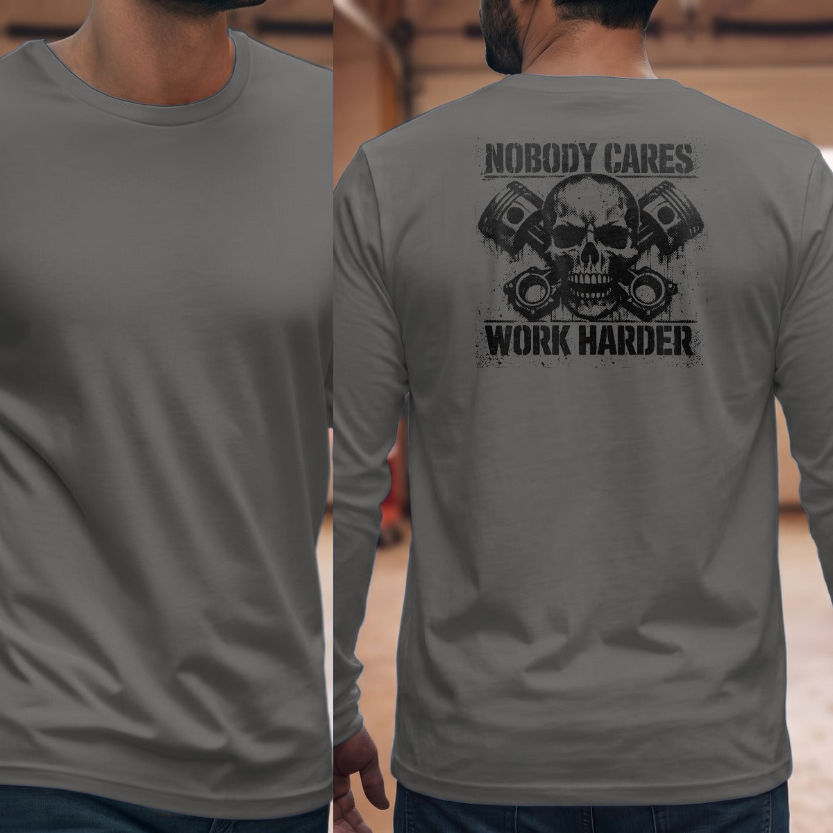 Graphite Heather | Full Back