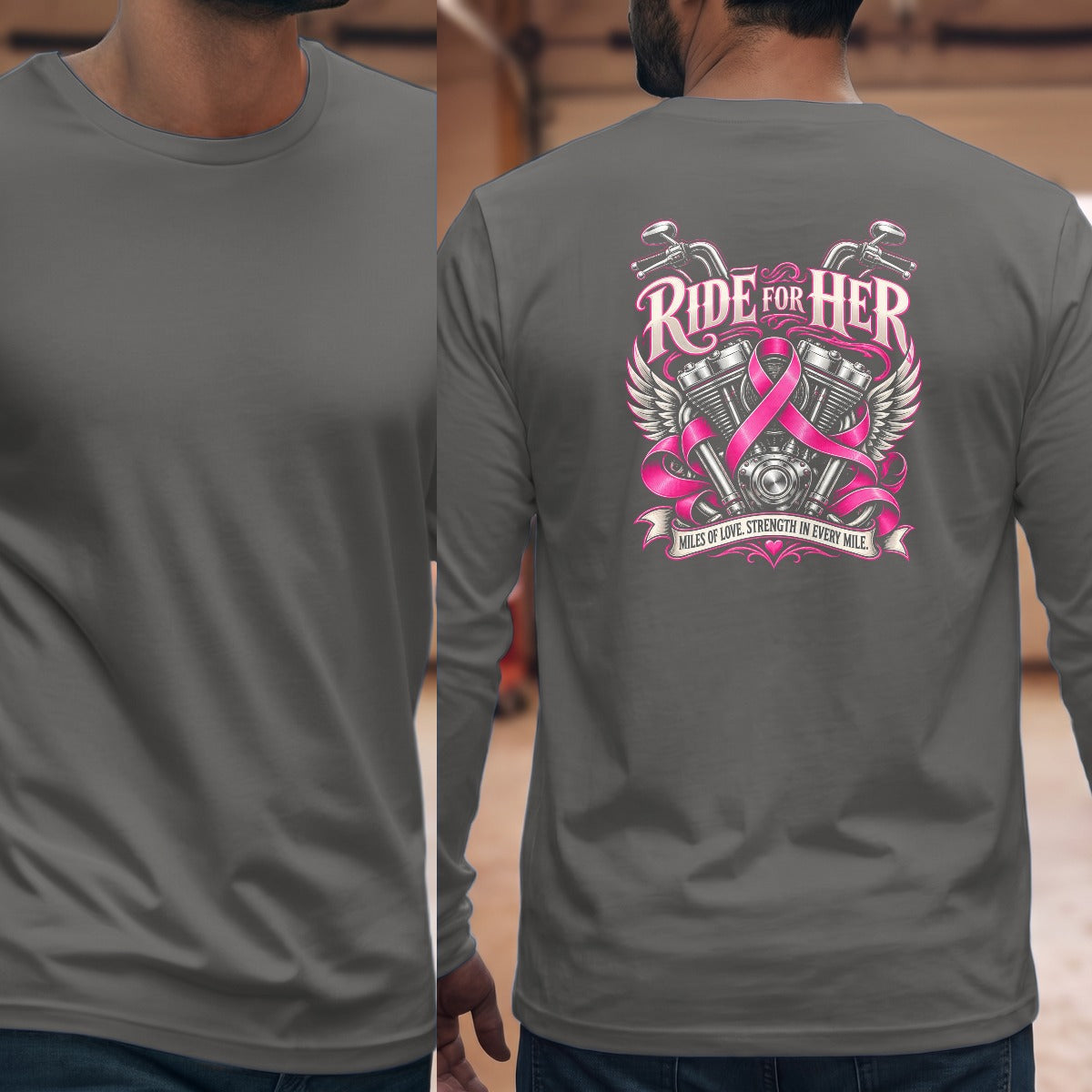 Graphite Heather | Full Back