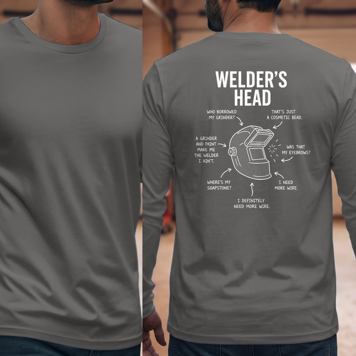 Graphite Heather | Full Back
