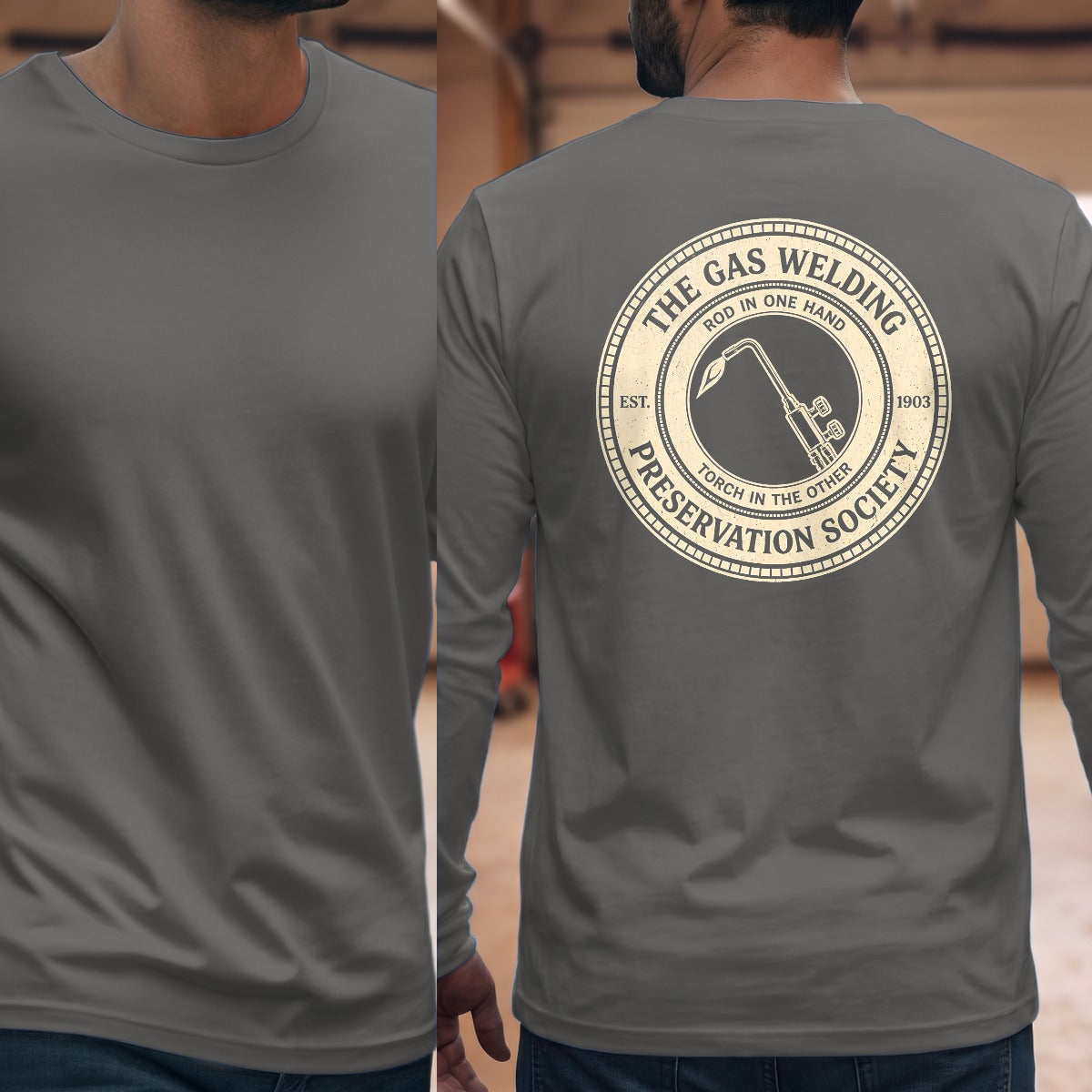 Graphite Heather | Full Back