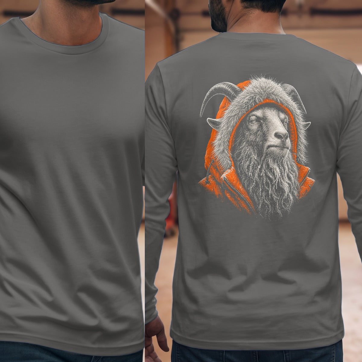 Graphite Heather | Full Back