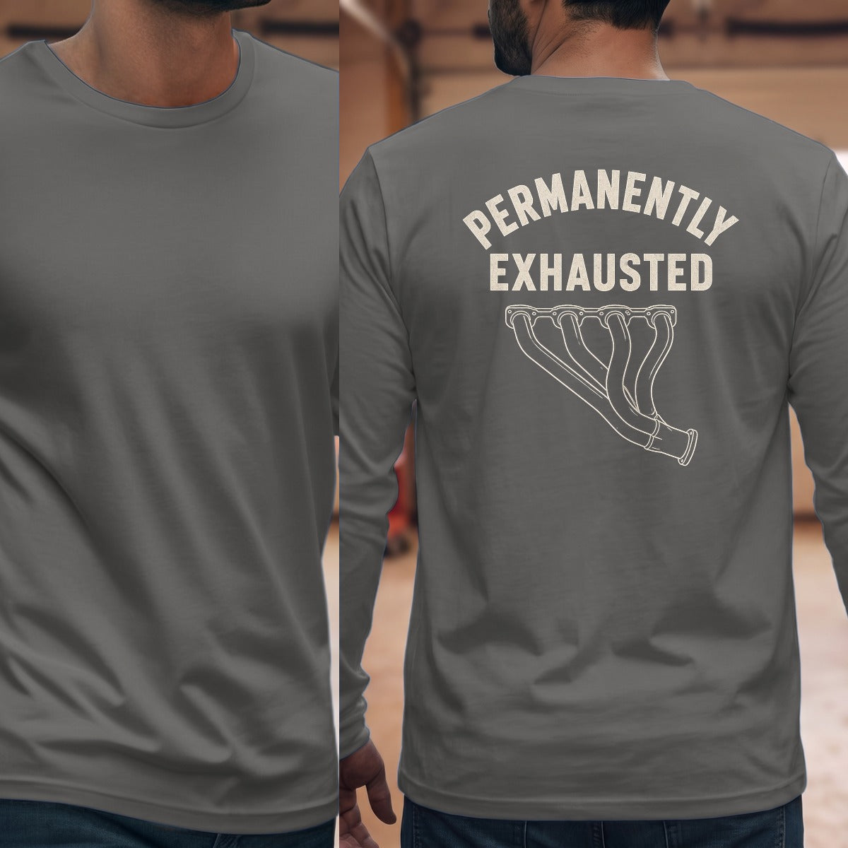 Graphite Heather | Full Back
