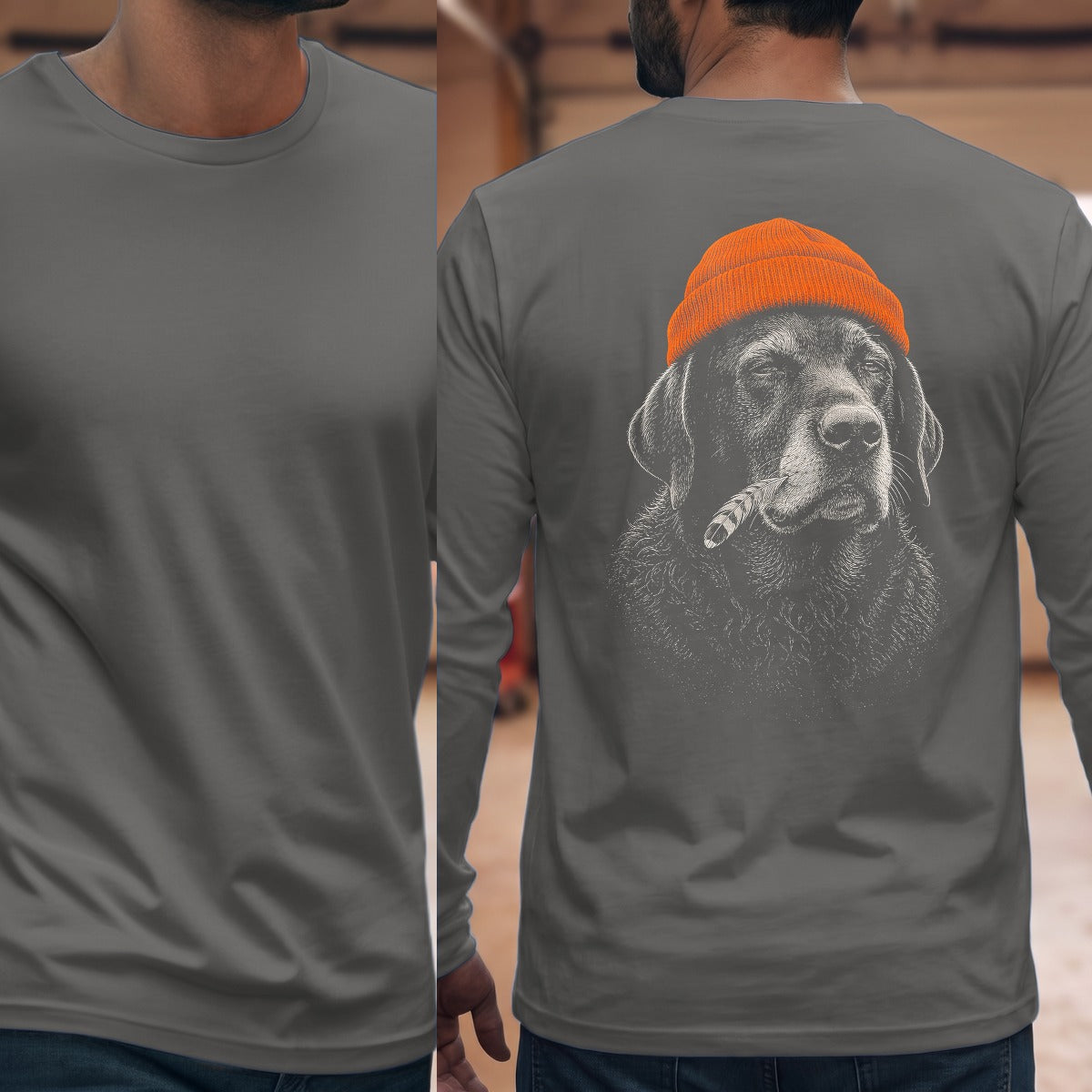 Graphite Heather | Full Back
