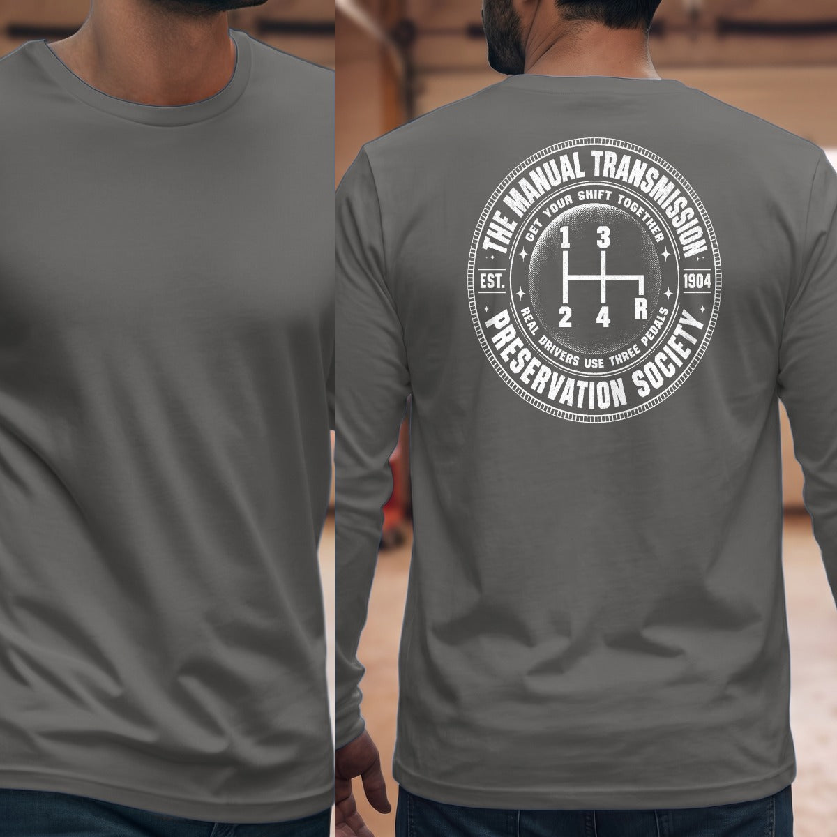 Graphite Heather | Full Back
