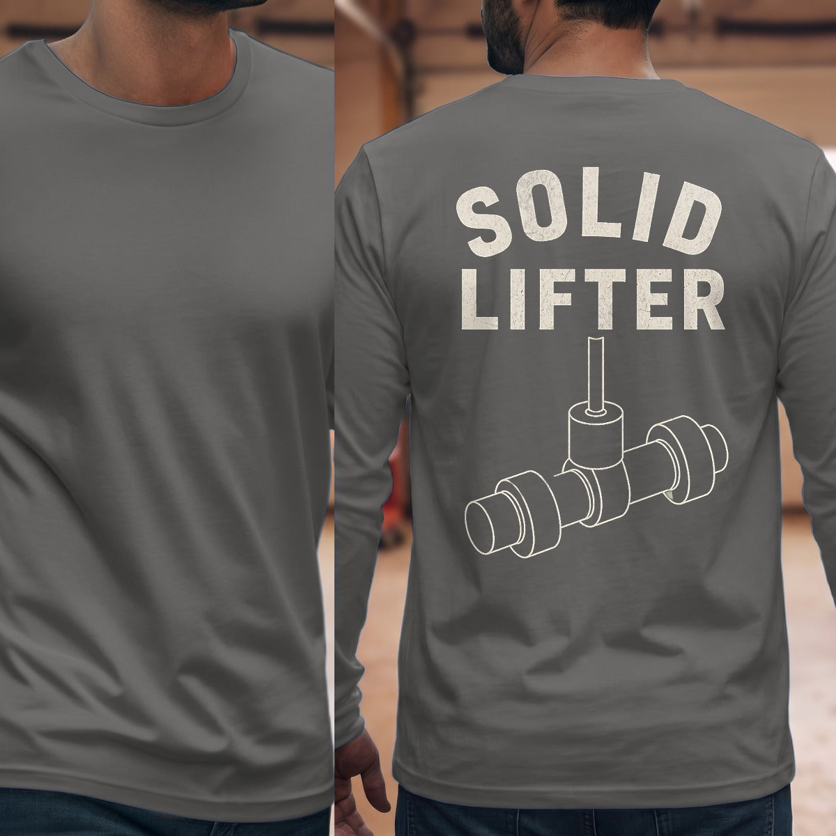 Graphite Heather | Full Back