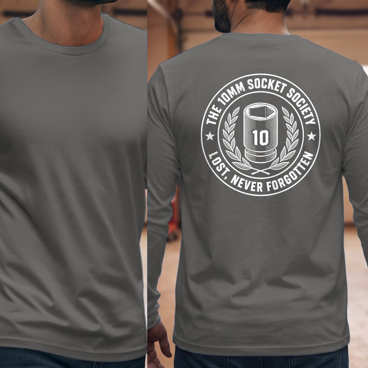 Graphite Heather | Full Back