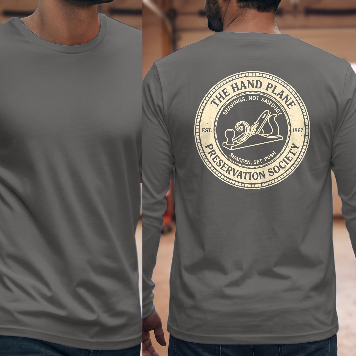 Graphite Heather | Full Back