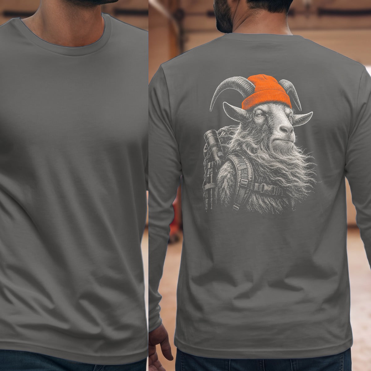 Graphite Heather | Full Back