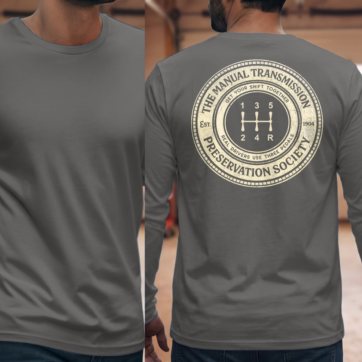 Graphite Heather | Full Back