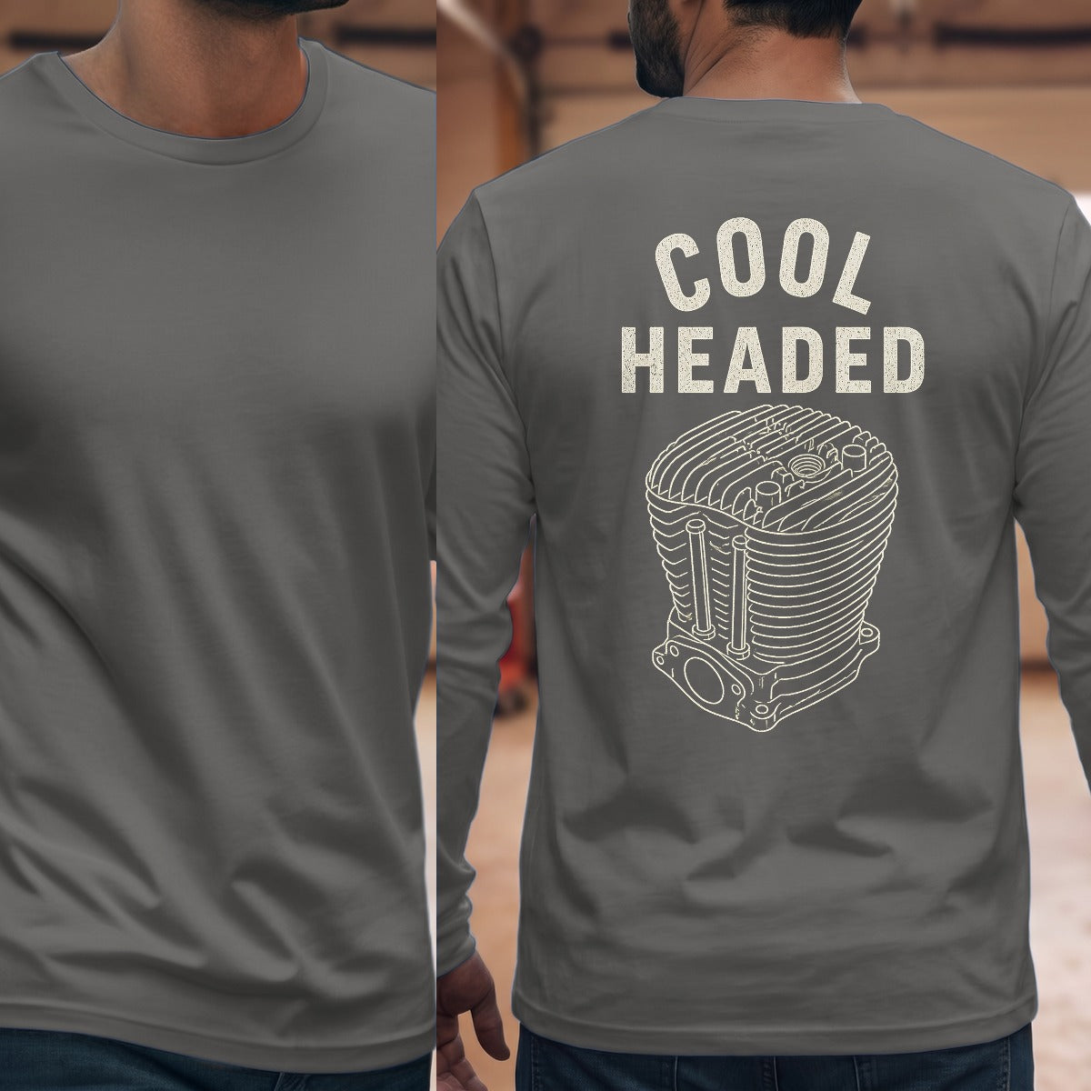 Graphite Heather | Full Back
