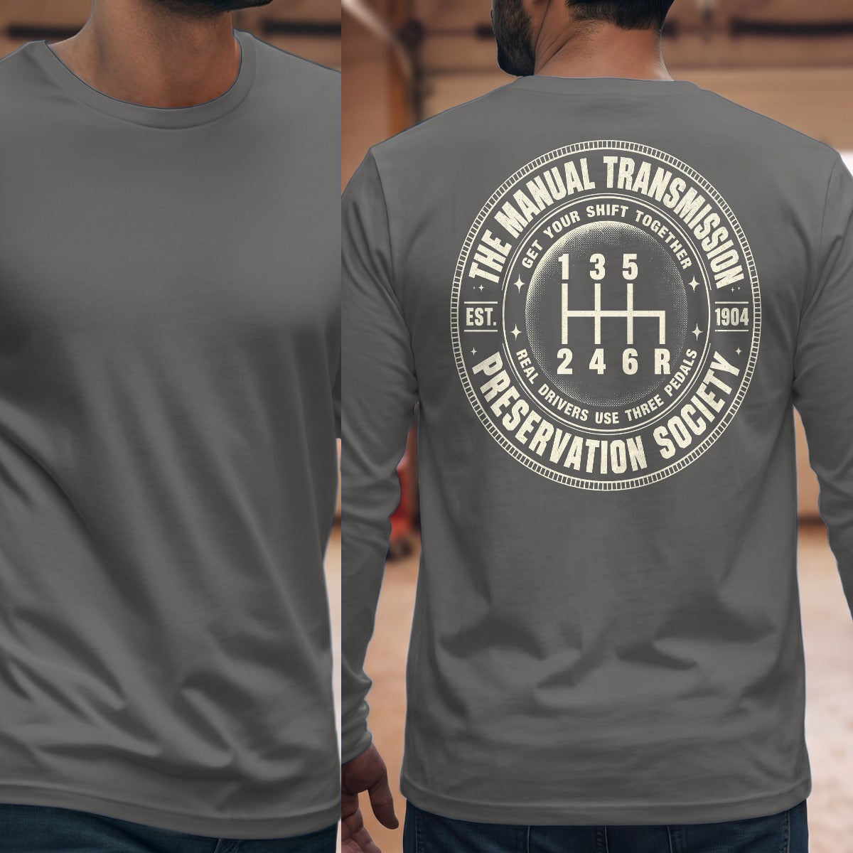 Graphite Heather | Full Back