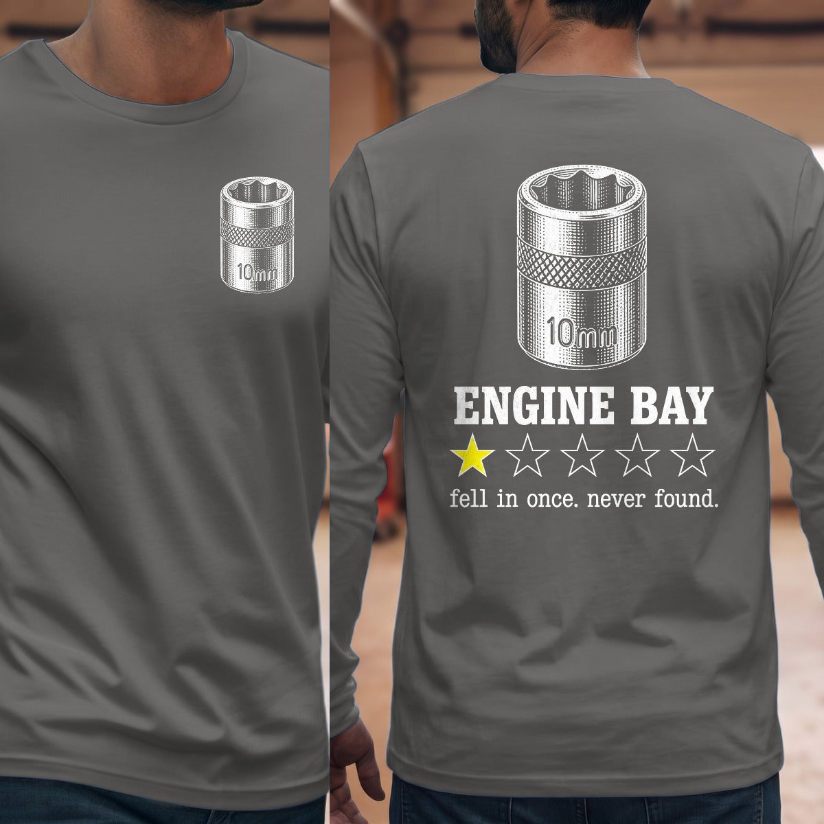 Graphite Heather | Left Chest + Back (refreshed)