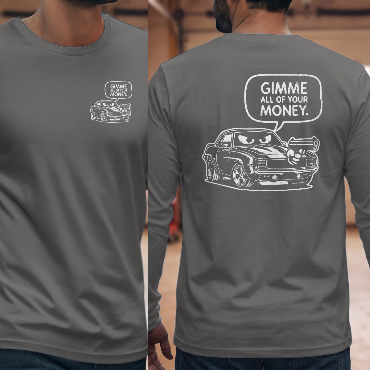 Graphite Heather | Left Chest + Back (refreshed)