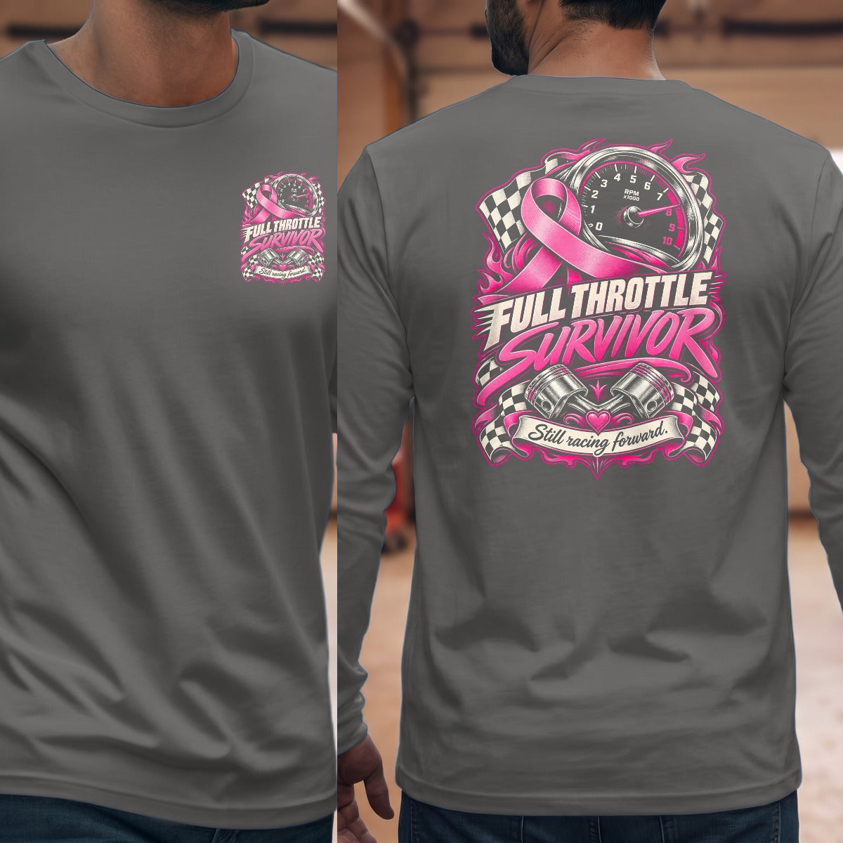 Graphite Heather | Left Chest + Back (refreshed)