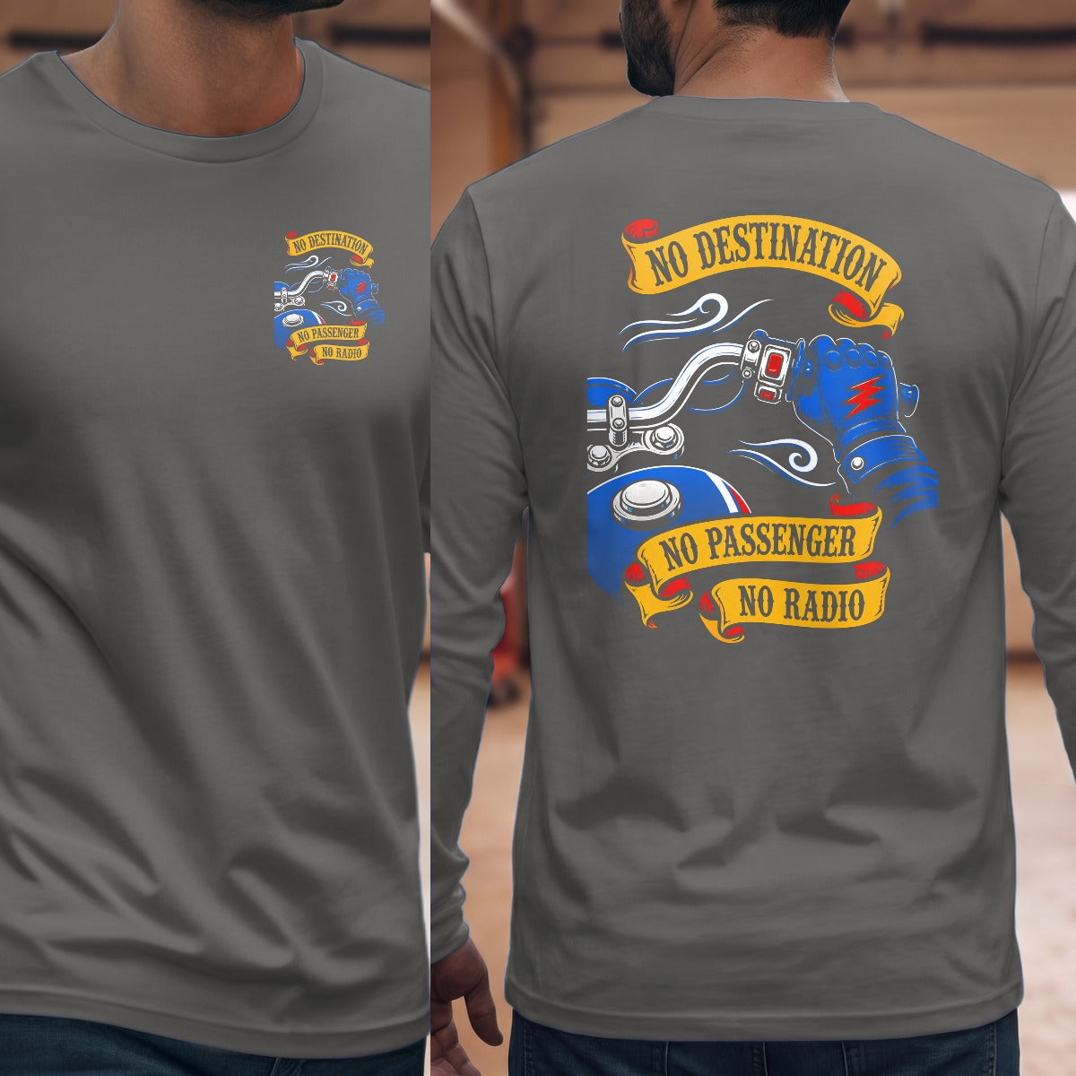 Graphite Heather | Left Chest + Back (refreshed)