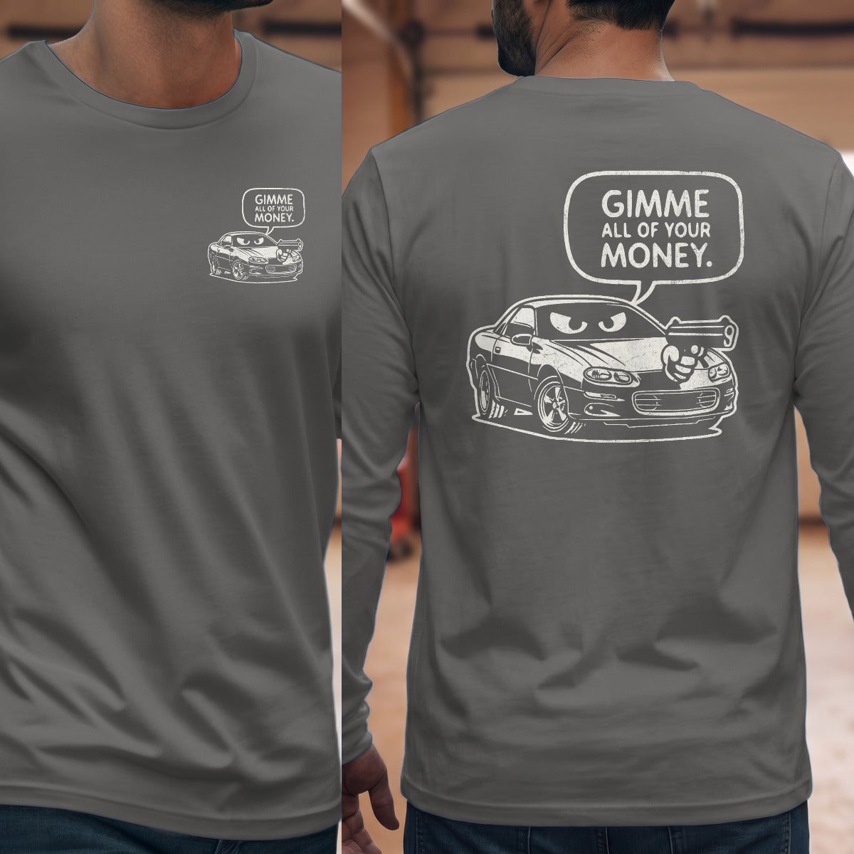 Graphite Heather | Left Chest + Back (refreshed)