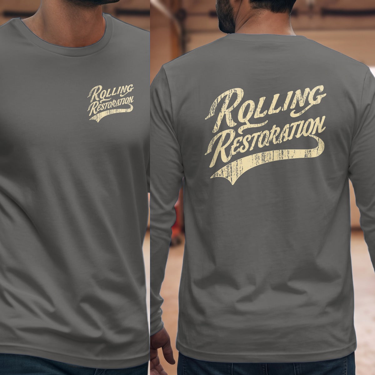 Graphite Heather | Left Chest + Back (refreshed)