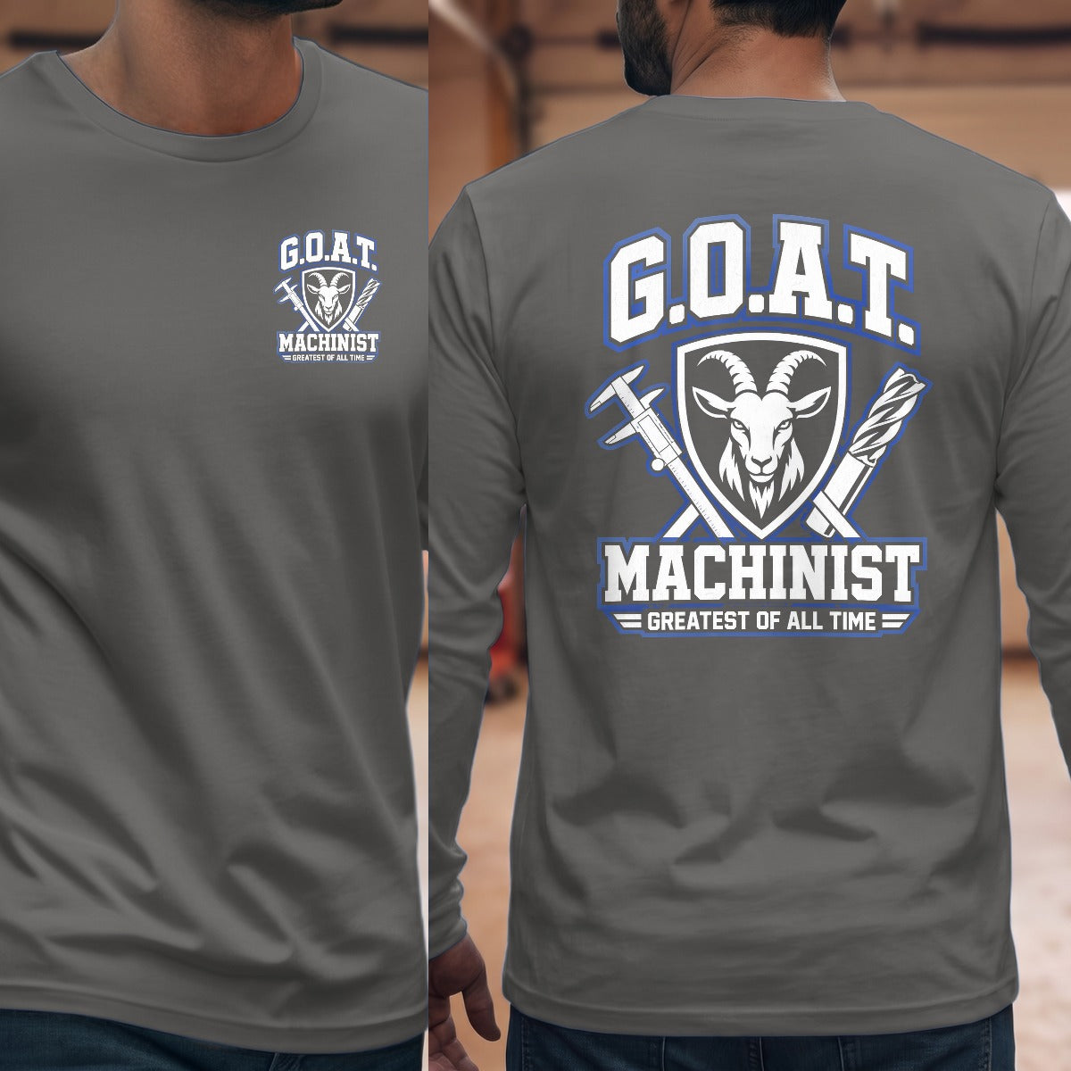 Graphite Heather | Left Chest + Back (refreshed)