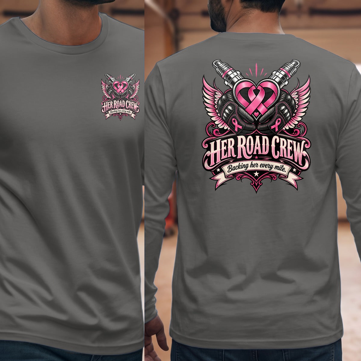Graphite Heather | Left Chest + Back (refreshed)