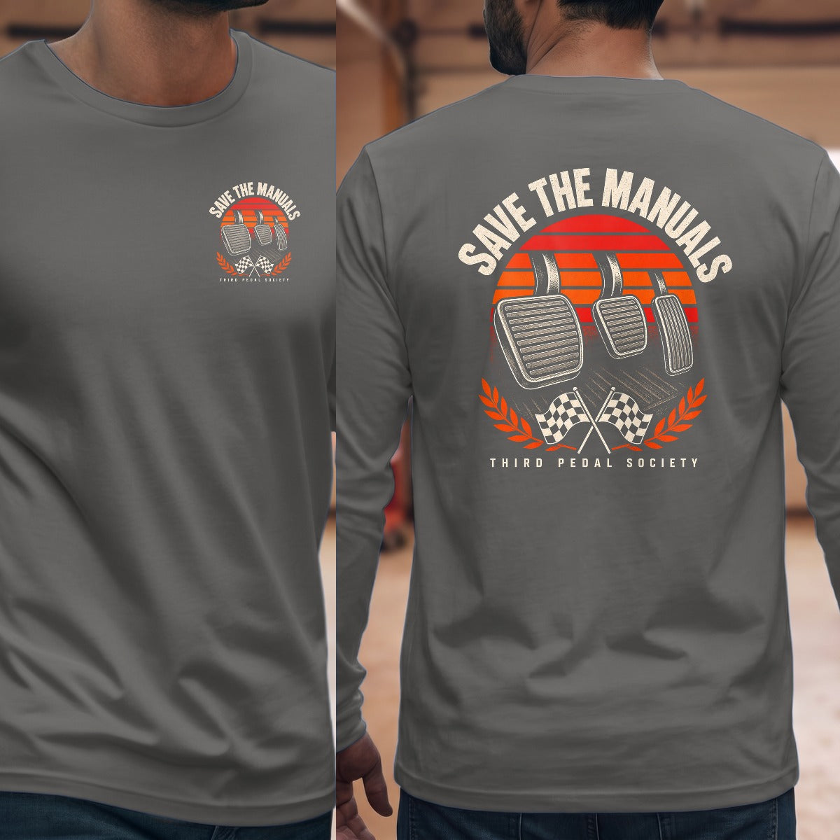 Graphite Heather | Left Chest + Back (refreshed)