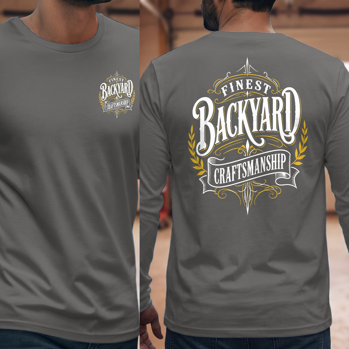 Graphite Heather | Left Chest + Back (refreshed)