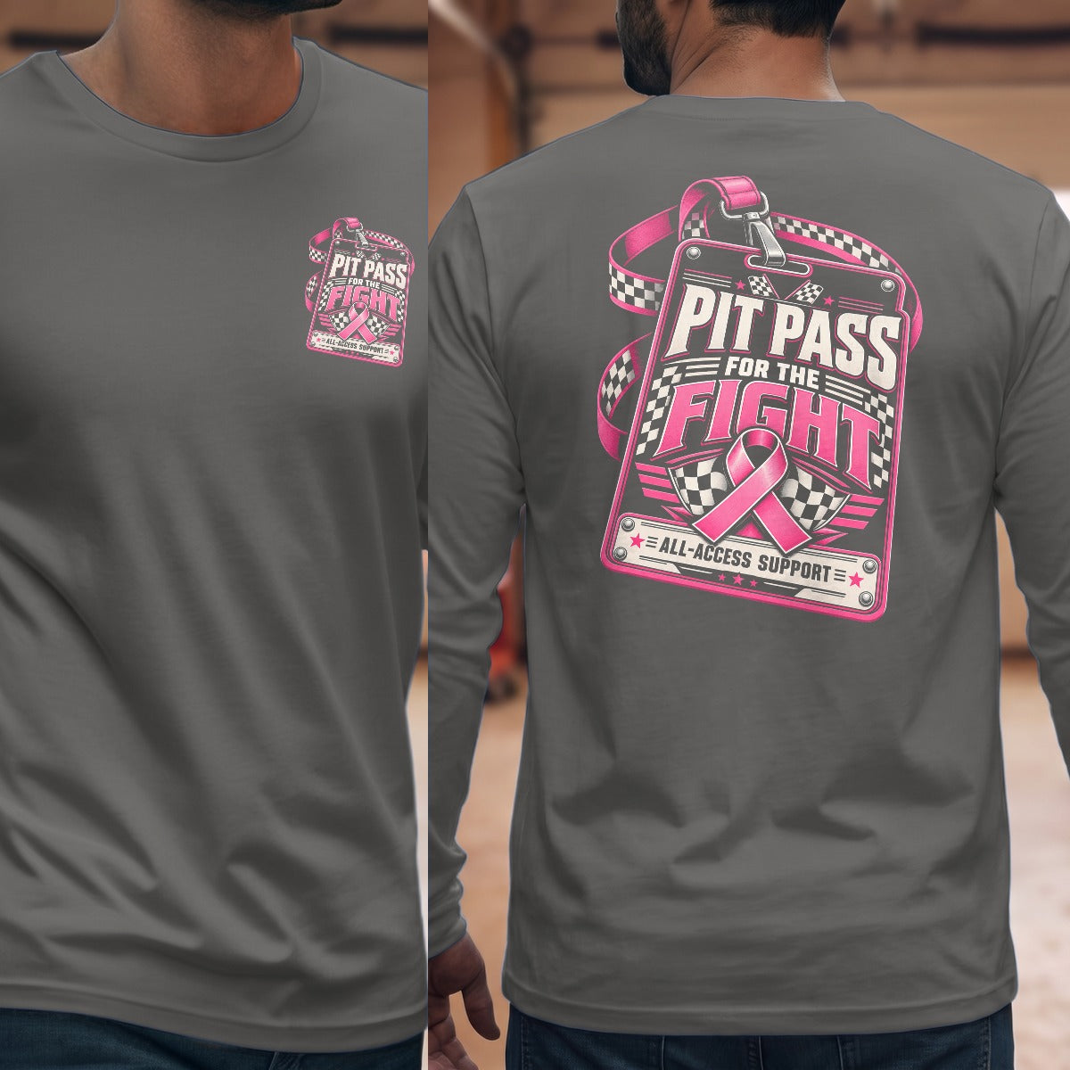 Graphite Heather | Left Chest + Back (refreshed)