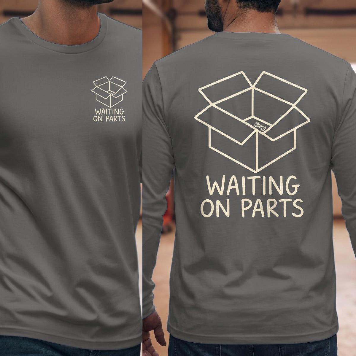 Graphite Heather | Left Chest + Back (refreshed)