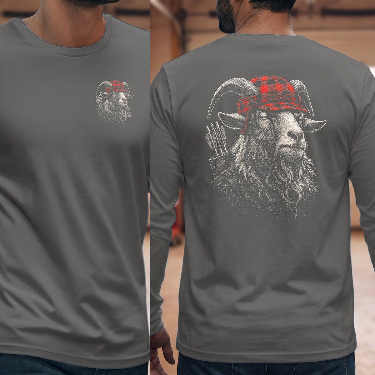 Graphite Heather | Left Chest + Back (refreshed)