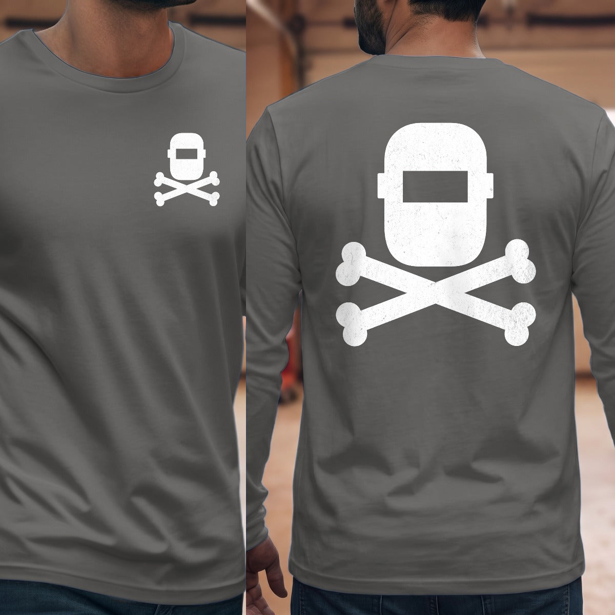 Graphite Heather | Left Chest + Back (refreshed)