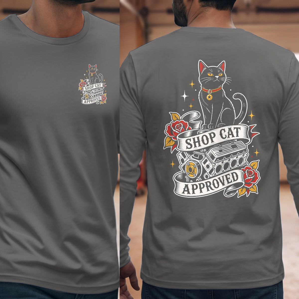 Graphite Heather | Left Chest + Back (refreshed)