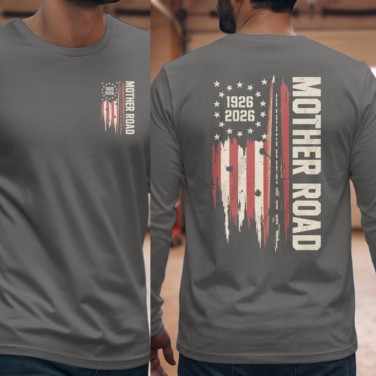 Graphite Heather | Left Chest + Back (refreshed)