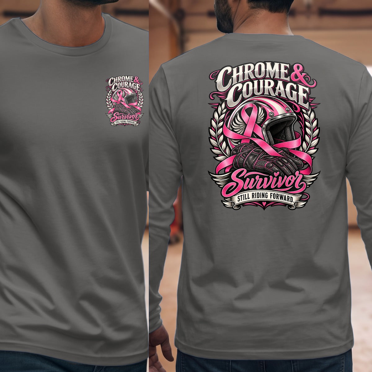 Graphite Heather | Left Chest + Back (refreshed)