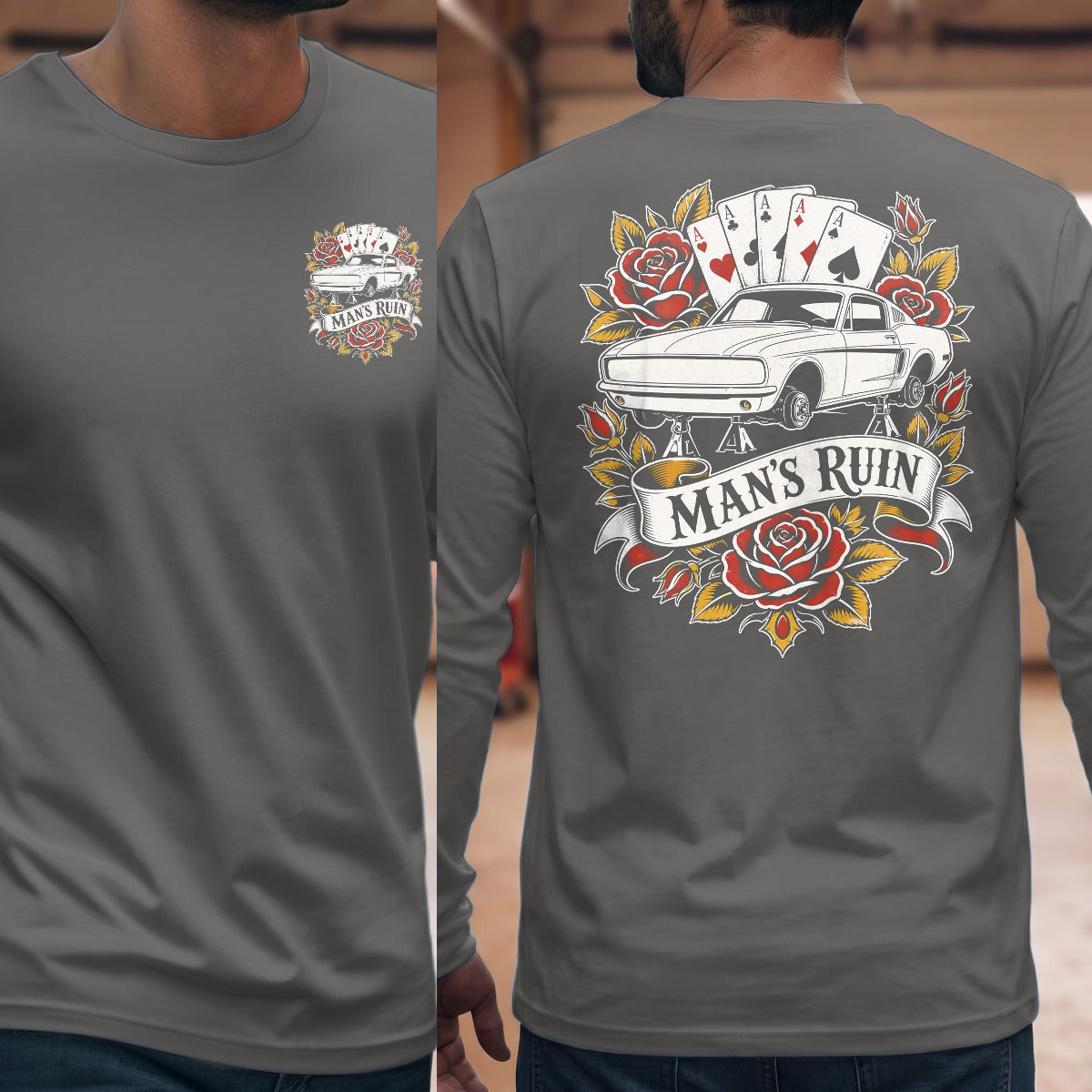 Graphite Heather | Left Chest + Back (refreshed)