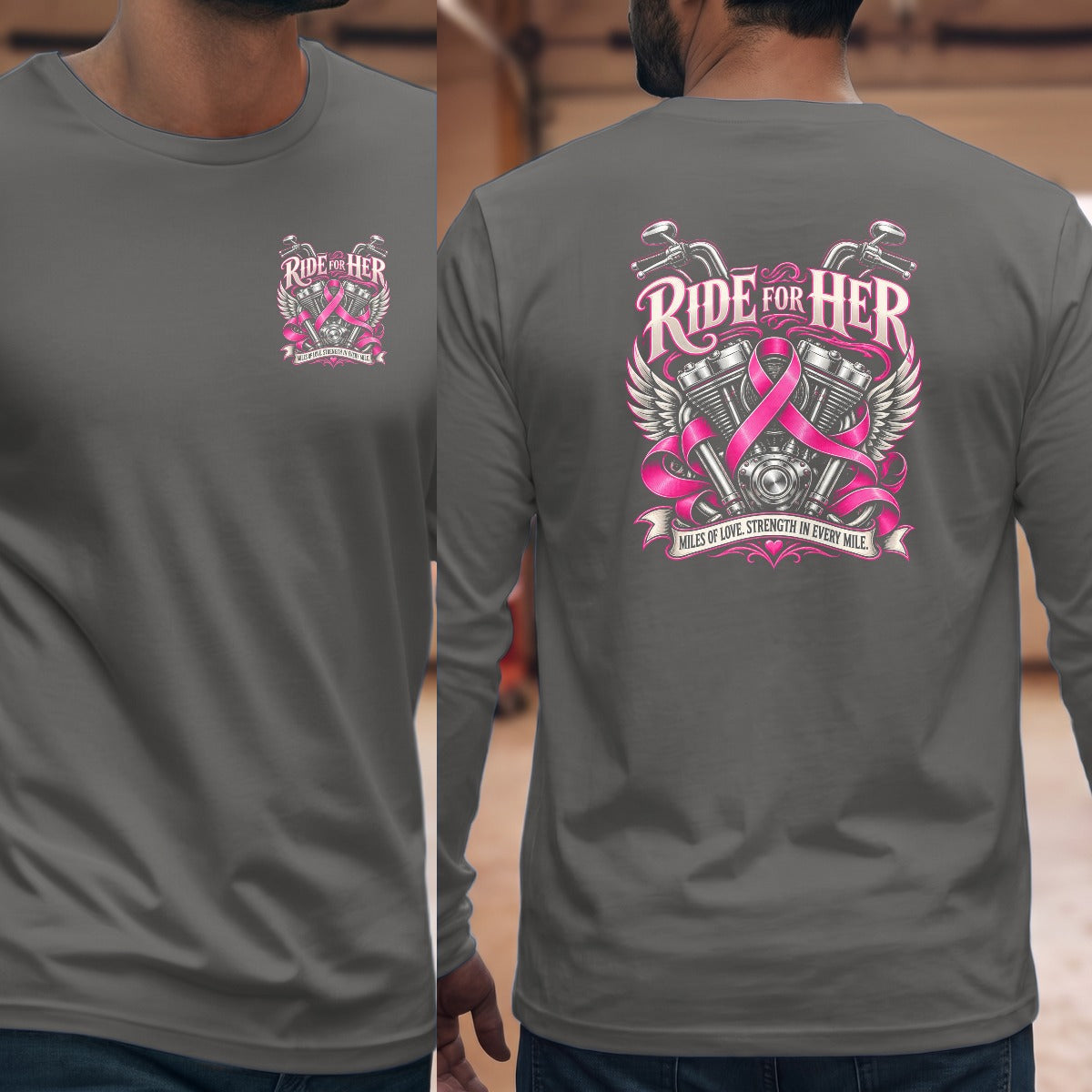 Graphite Heather | Left Chest + Back (refreshed)