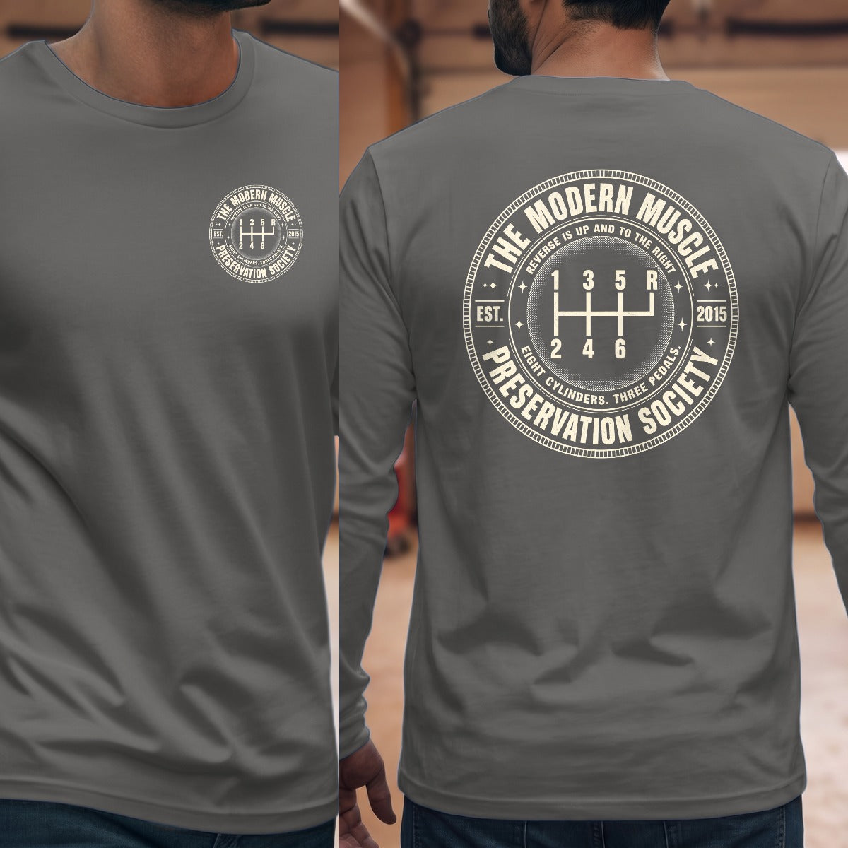 Graphite Heather | Left Chest + Back (refreshed)
