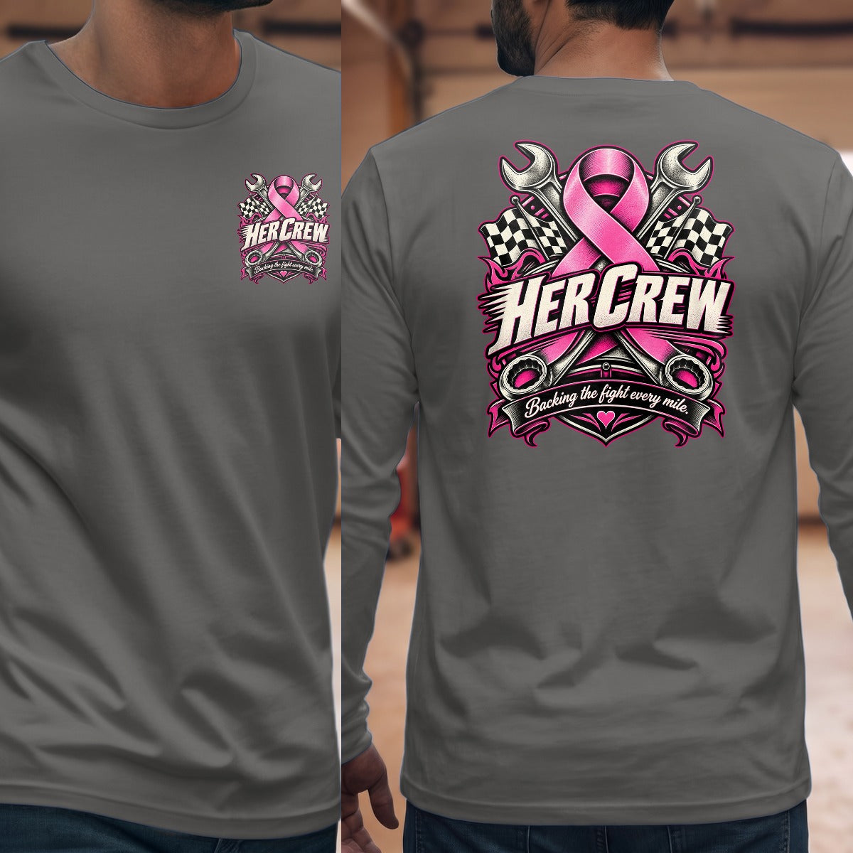 Graphite Heather | Left Chest + Back (refreshed)