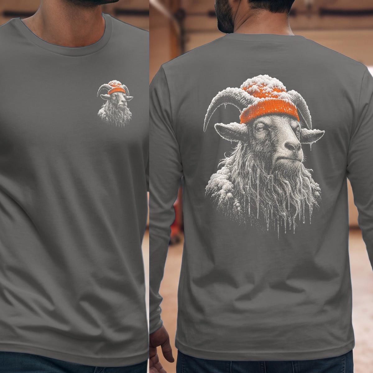 Graphite Heather | Left Chest + Back (refreshed)
