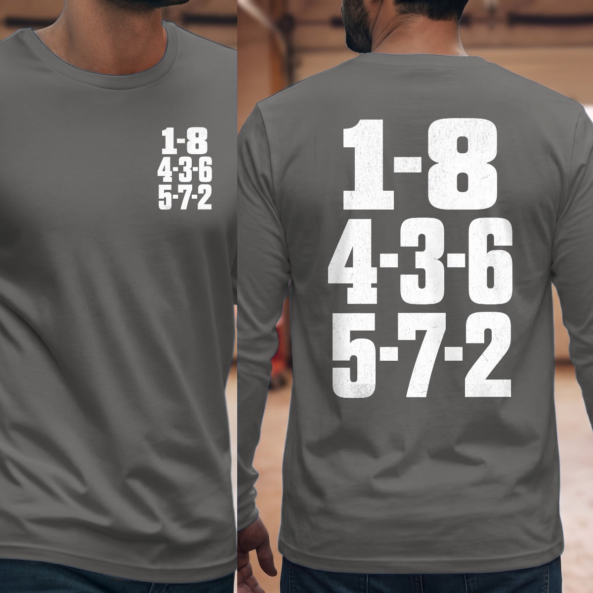 Graphite Heather | Left Chest + Back (refreshed)