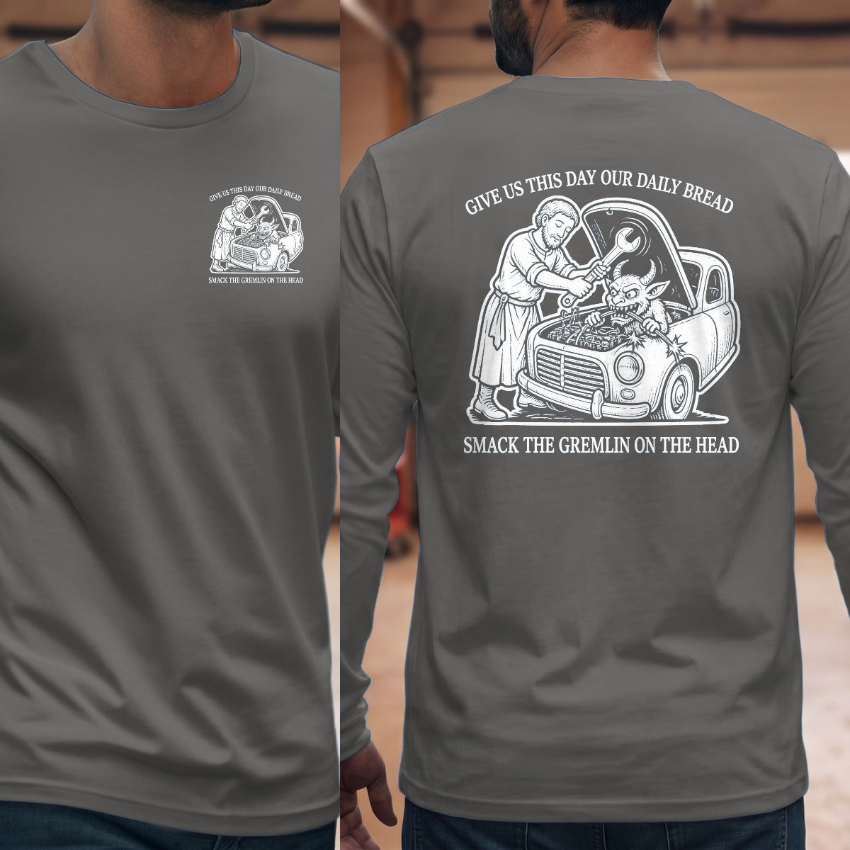 Graphite Heather | Left Chest + Back (refreshed)