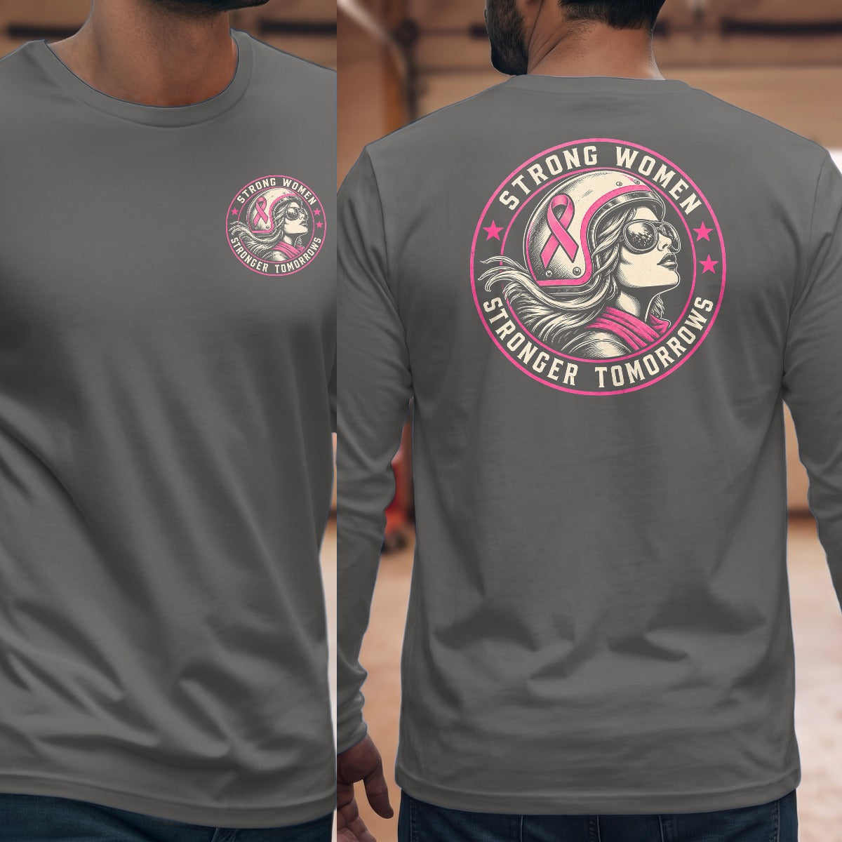 Graphite Heather | Left Chest + Back (refreshed)