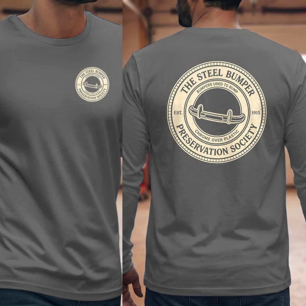 Graphite Heather | Left Chest + Back (refreshed)