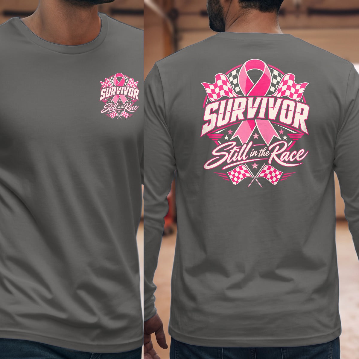 Graphite Heather | Left Chest + Back (refreshed)