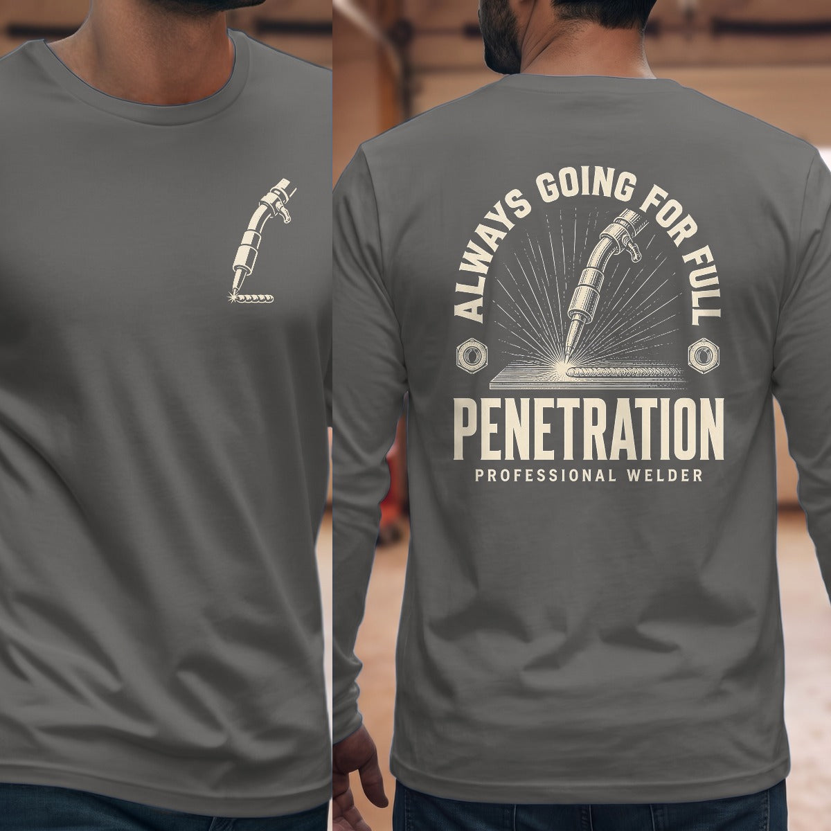 Graphite Heather | Left Chest + Back (refreshed)