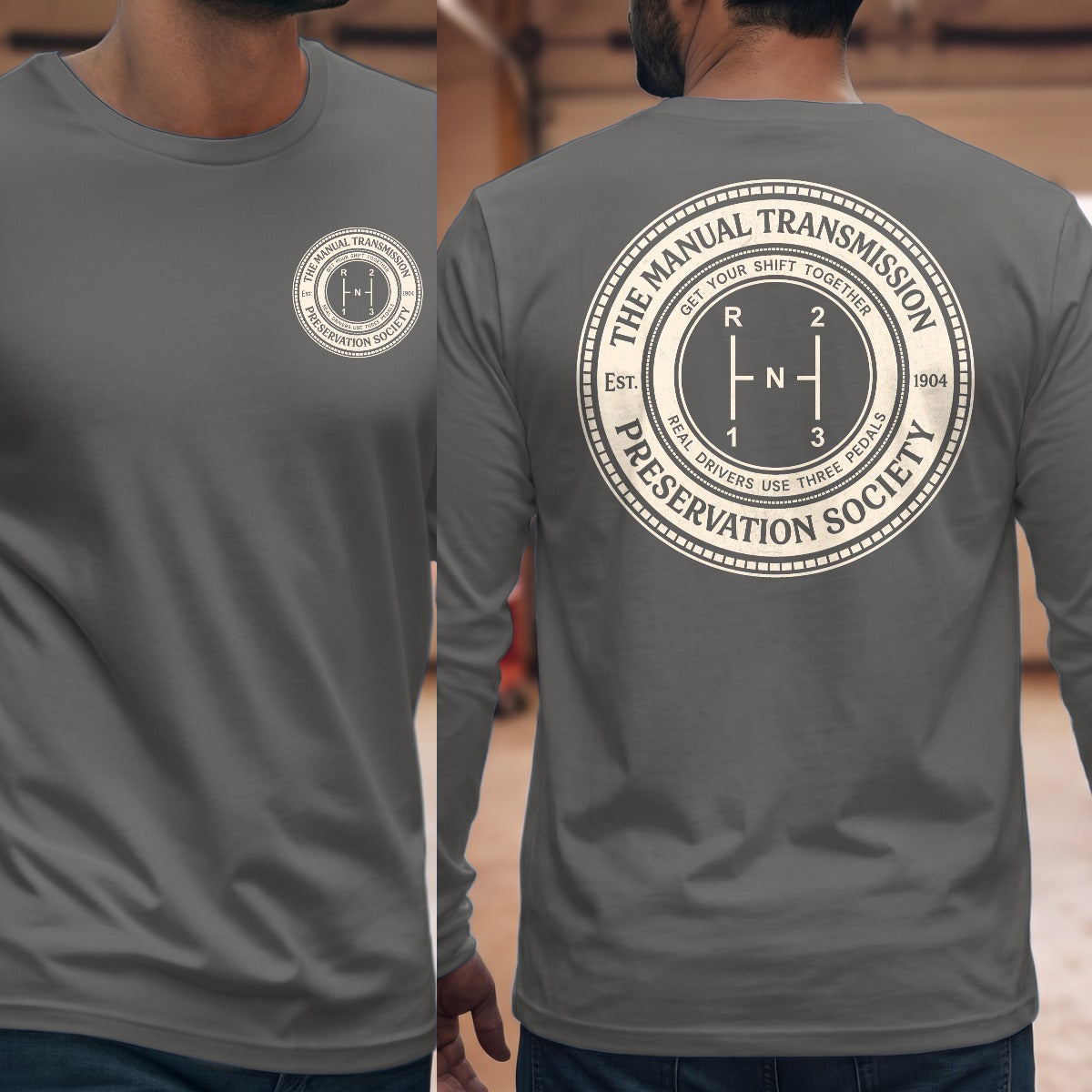 Graphite Heather | Left Chest + Back (refreshed)