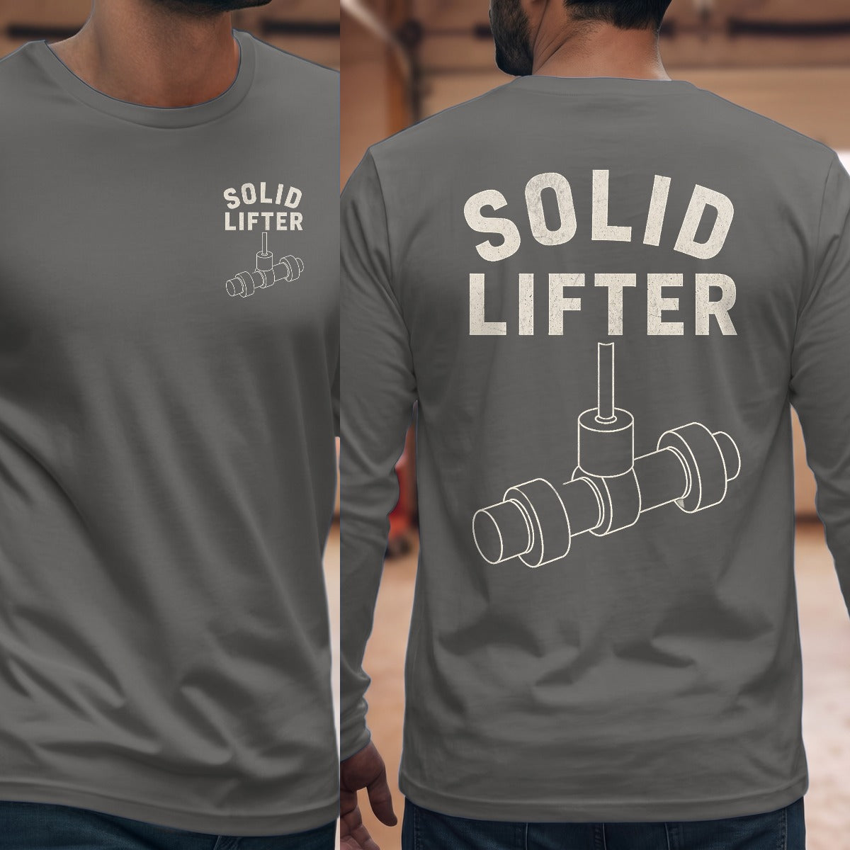 Graphite Heather | Left Chest + Back (refreshed)