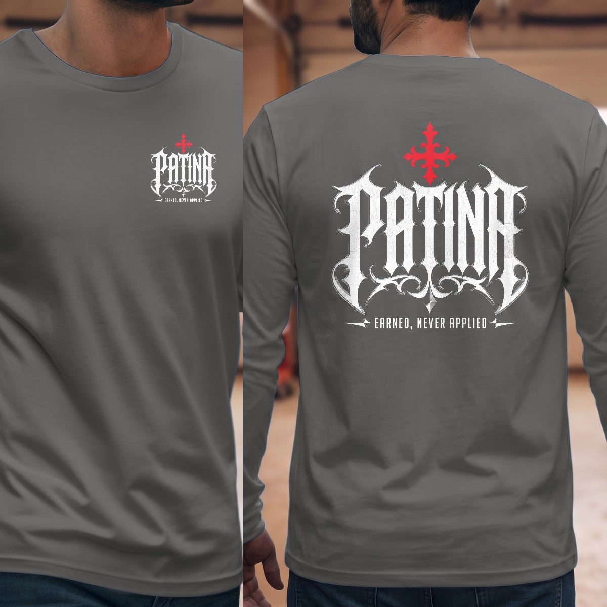 Graphite Heather | Left Chest + Back (refreshed)