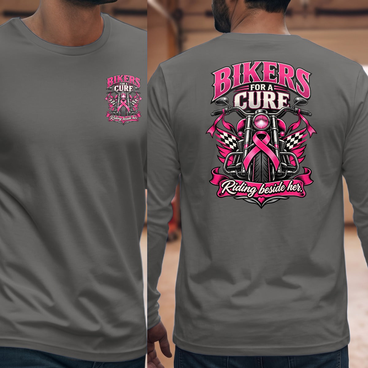 Graphite Heather | Left Chest + Back (refreshed)