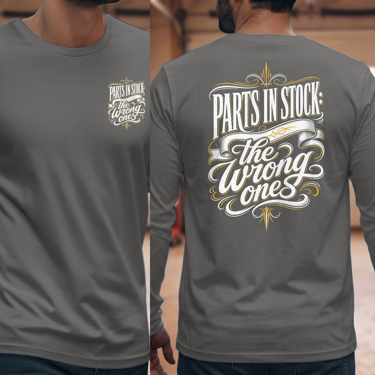Graphite Heather | Left Chest + Back (refreshed)