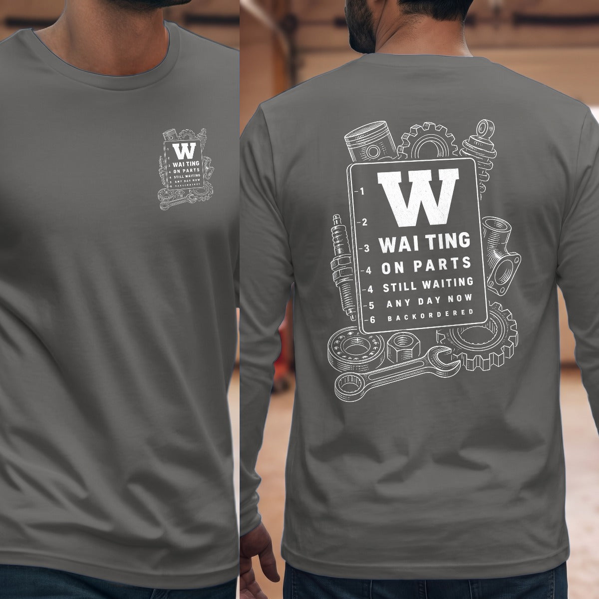 Graphite Heather | Left Chest + Back (refreshed)